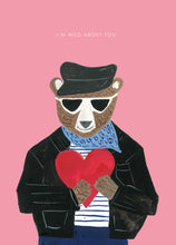 Load image into Gallery viewer, Bear With Heart greetings card
