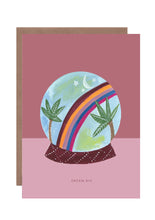 Load image into Gallery viewer, Globe Good Times Ahead greetings card
