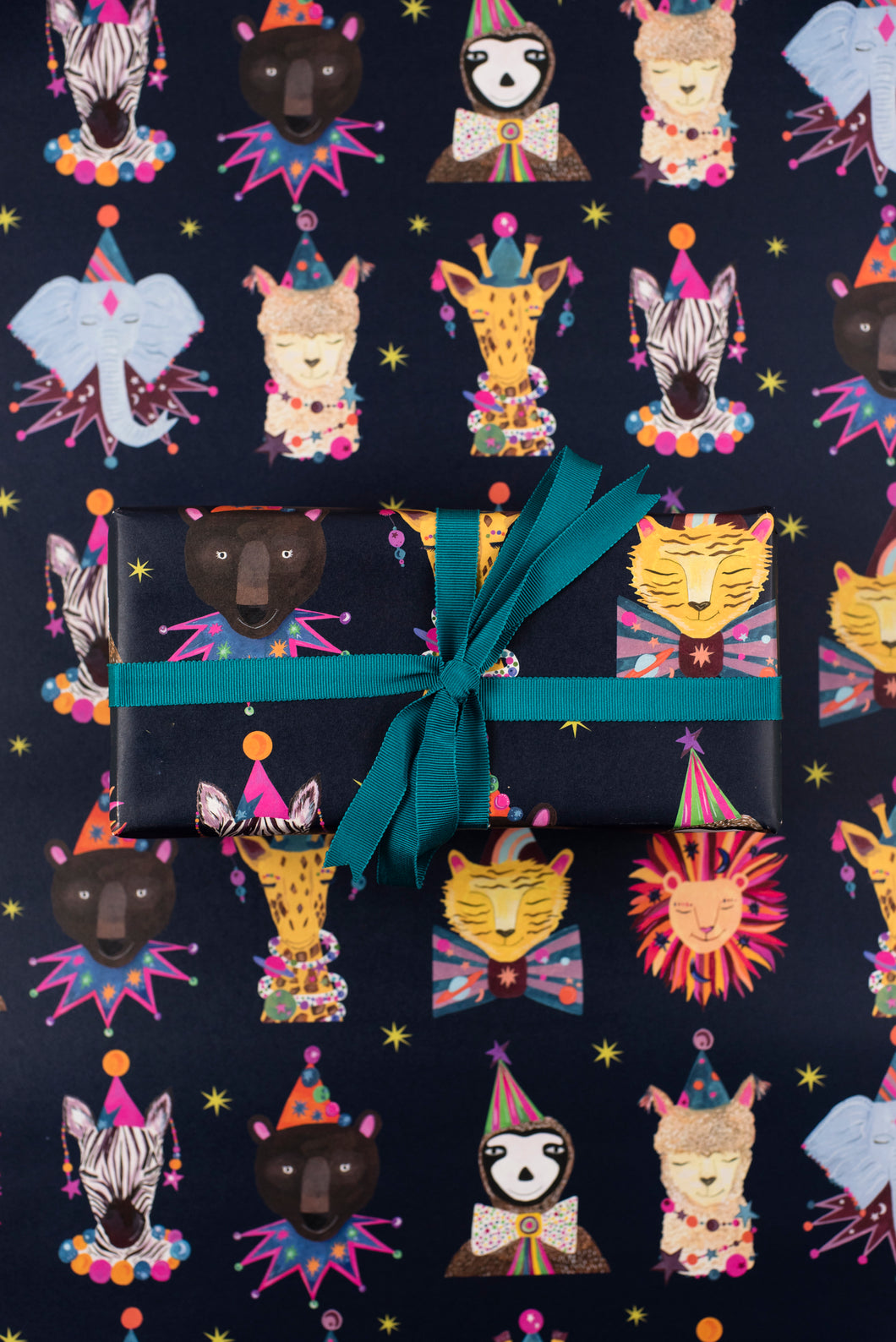 Magical Party Animals Gift Wrap Single Sheet