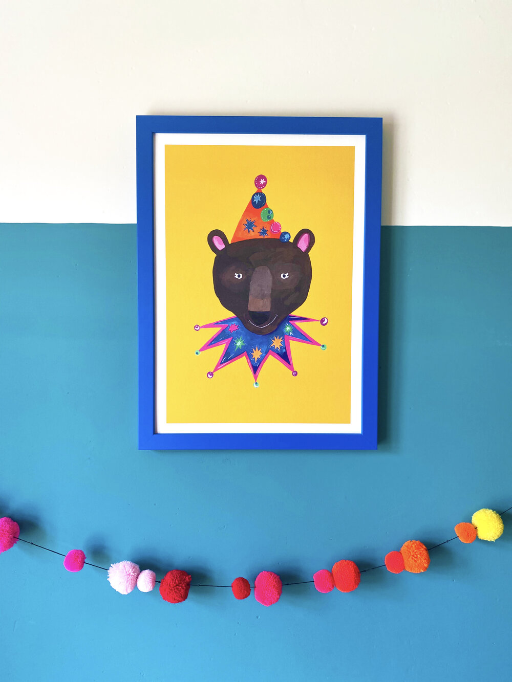 Magical Party Bear A3 Print