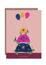 Load image into Gallery viewer, Tortoise Tower birthday card
