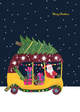 Load image into Gallery viewer, Santa And The Magical Tuk Tuk Ride Christmas Card
