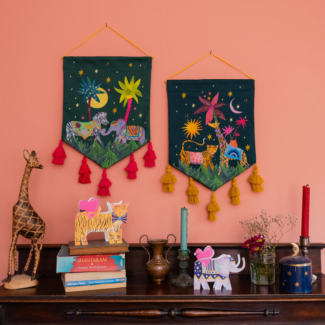 Set of two Magical Wall Hangings