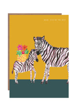 Load image into Gallery viewer, Zebra Best Mum card
